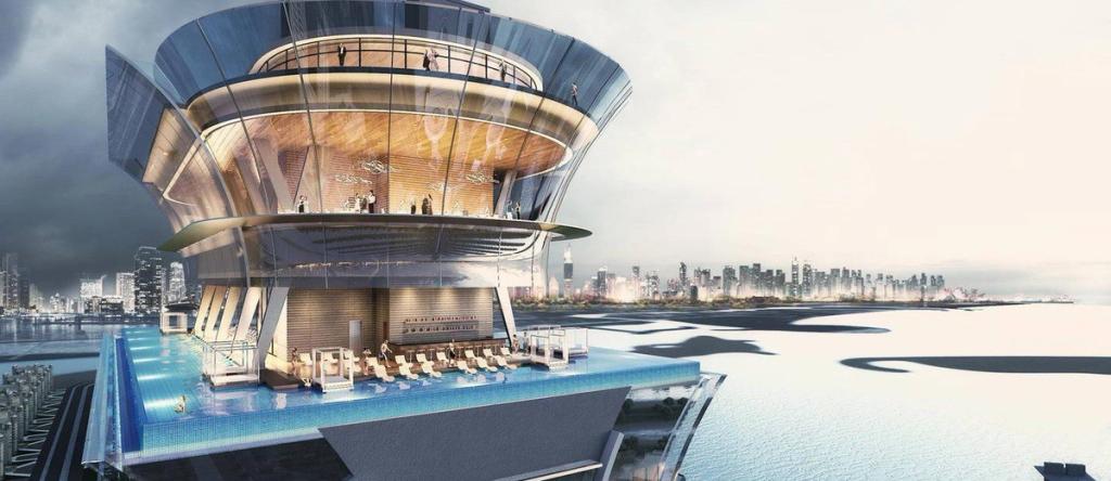 Aura SkyPool in Dubai overview
