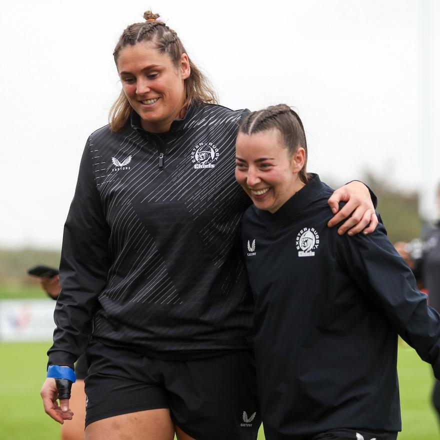 Eilidh Sinclair with Linde van der Velden