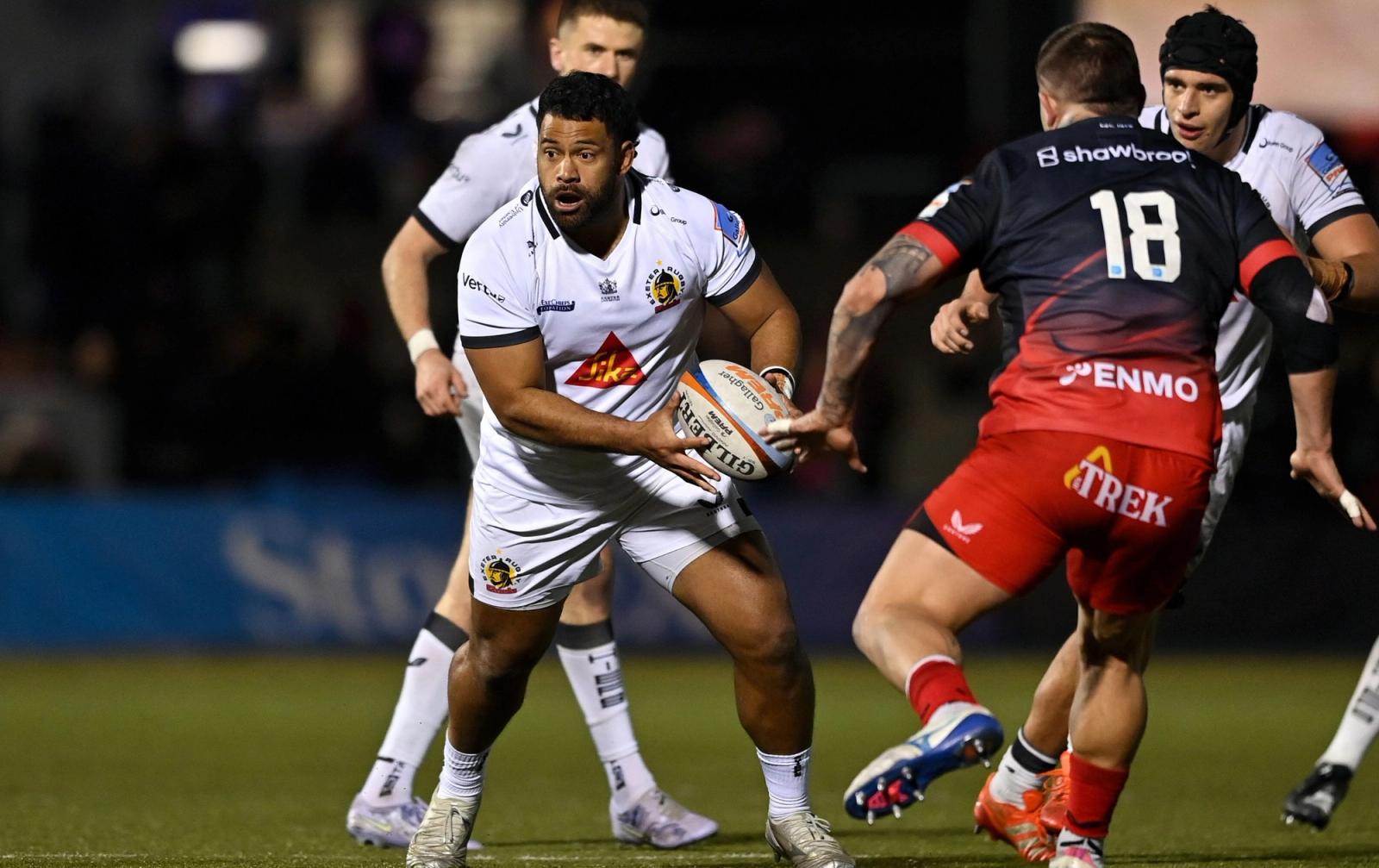 Scott Sio carrying for Exeter Chiefs