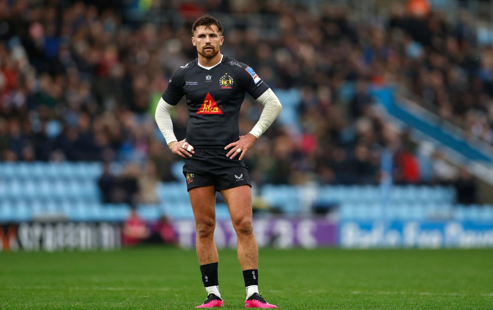 Henry Slade on the pitch for Exeter Chiefs