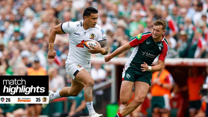 Match highlights | Leicester Tigers v Exeter Chiefs | PREM R17 | Exeter ...