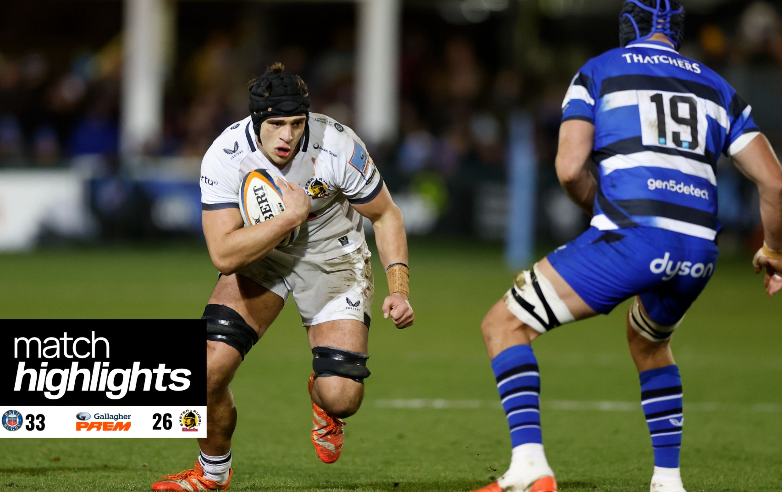 Match highlights | Bath Rugby v Exeter Chiefs - PREM R9