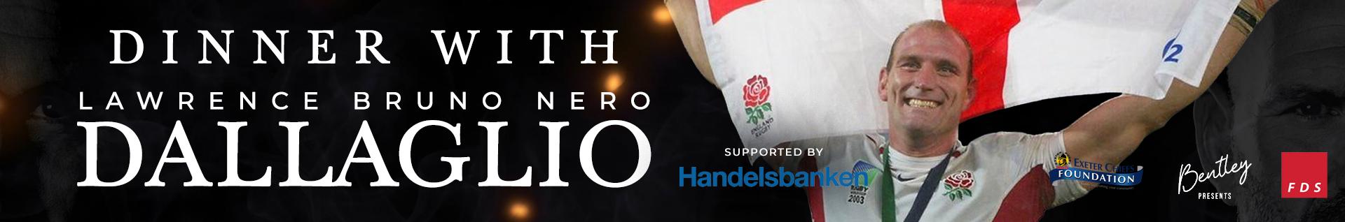 Dinner with Lawrence Bruno Nero Dallaglio