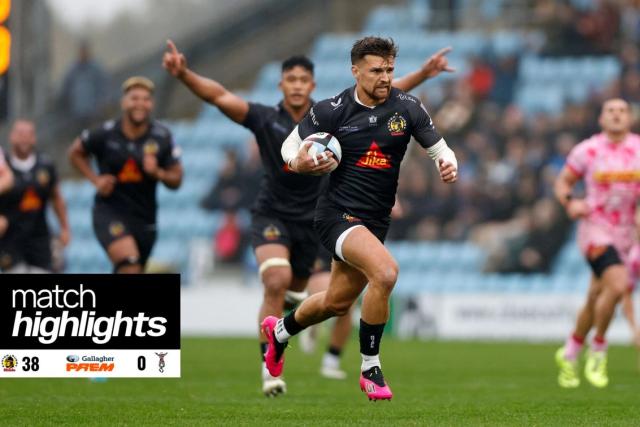 Match highlights | Exeter Chiefs v Harlequins - PREM R4