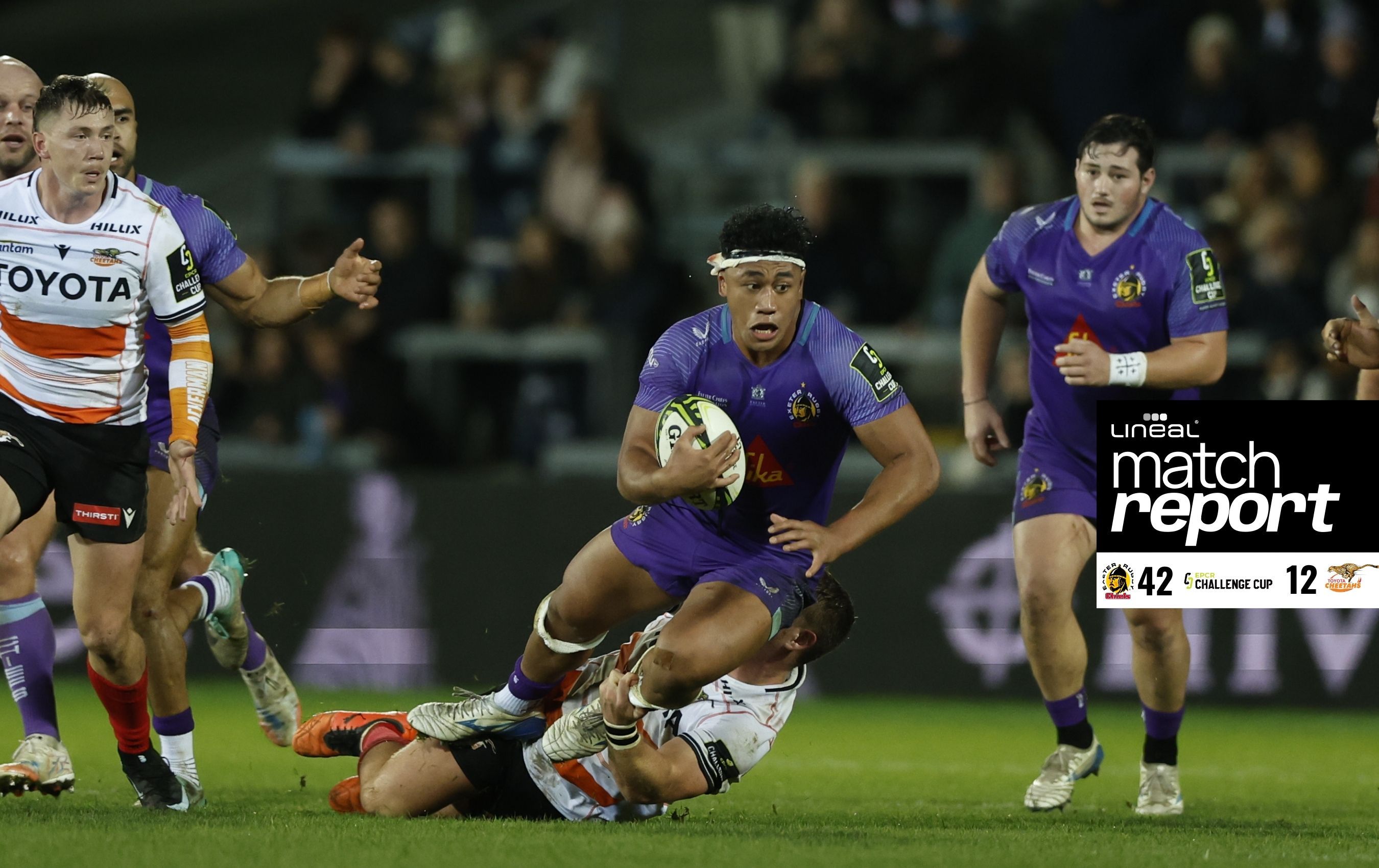 Match report: Exeter Chiefs 42 - 12 Toyota Cheetahs