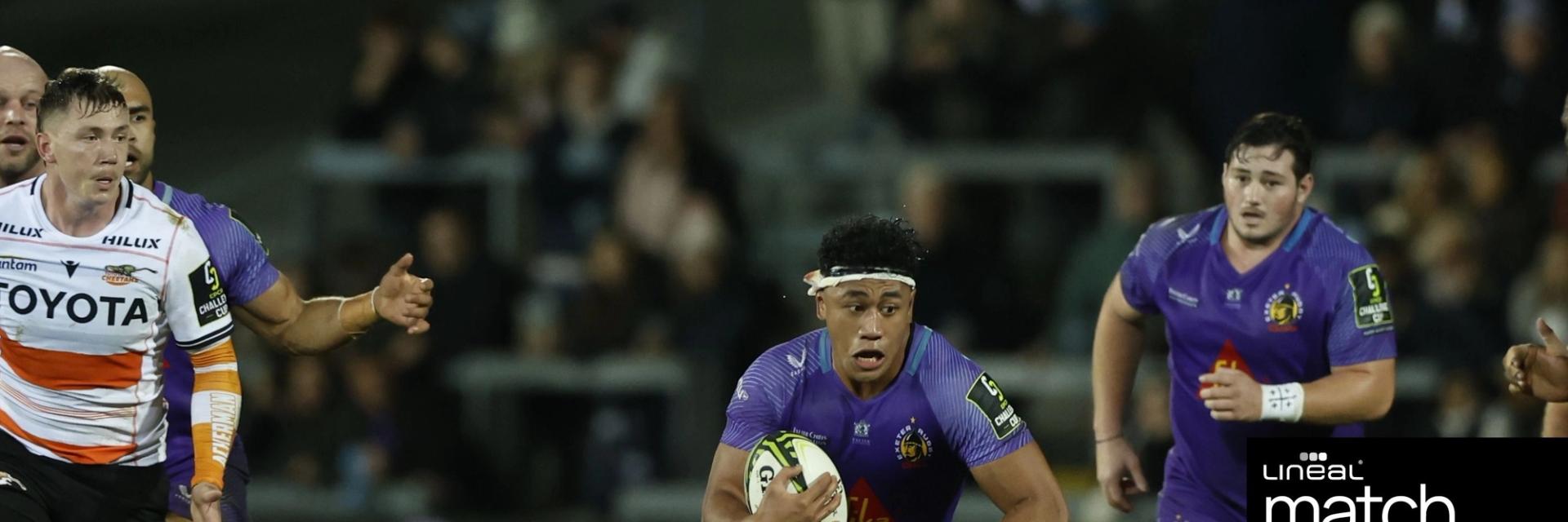 Exeter Chiefs 42 - 12 Toyota Cheetahs match report graphic