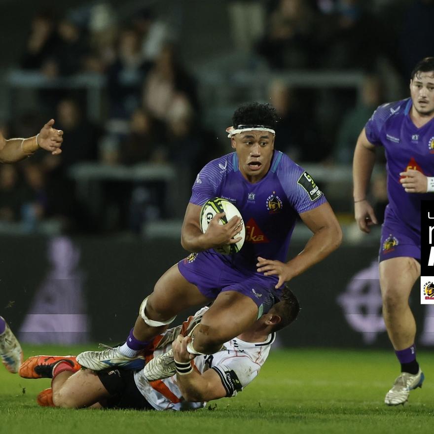 Exeter Chiefs 42 - 12 Toyota Cheetahs match report graphic