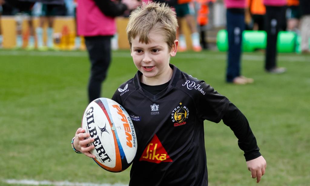 Kids enjoying Chiefs Match