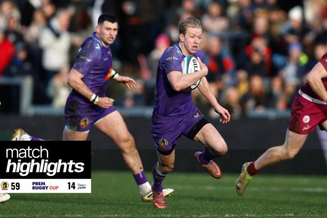 Match highlights | Exeter Chiefs v Sale Sharks, PREM Rugby Cup R6