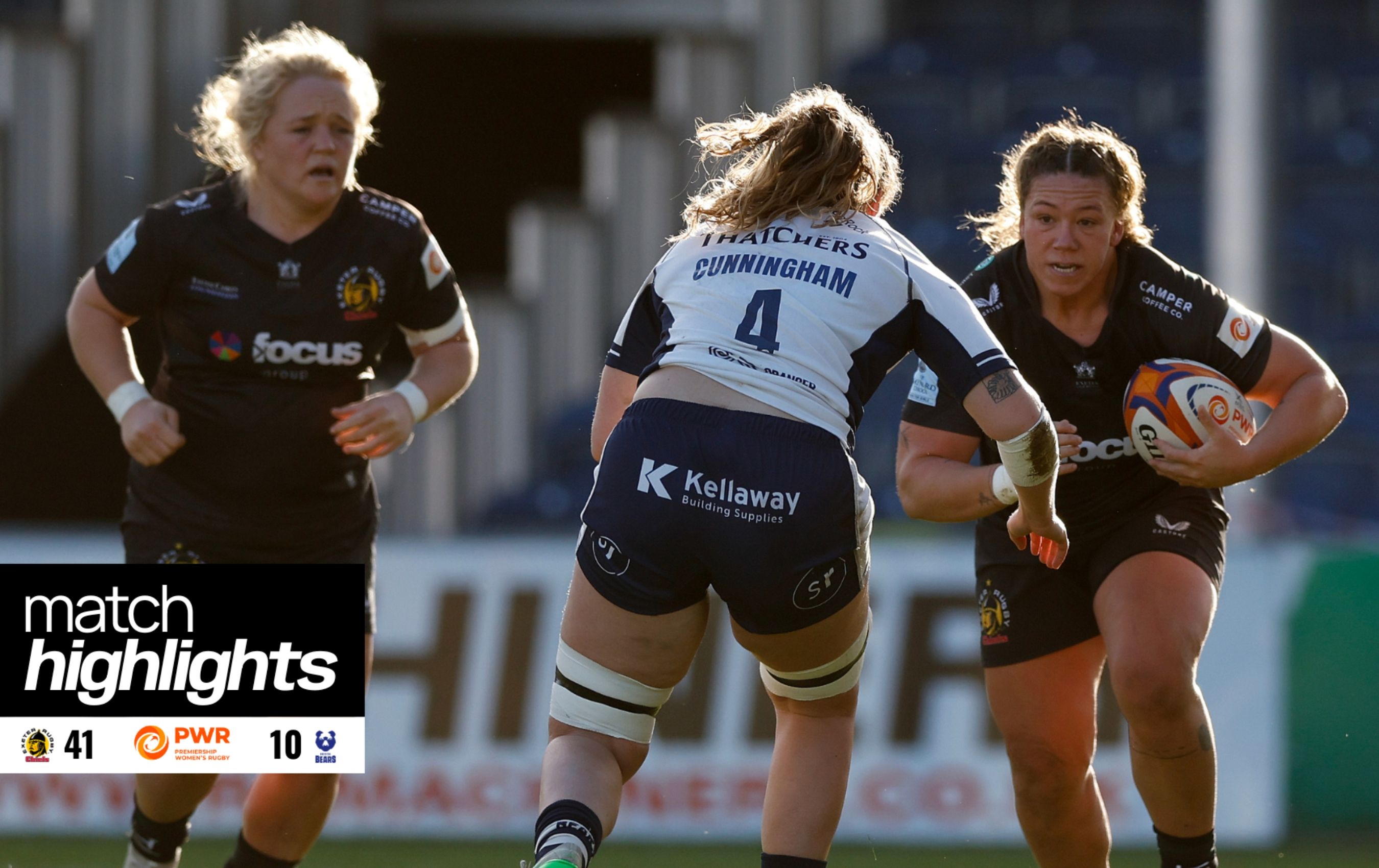 Match highlights | Exeter Chiefs Women v Bristol Bears Women - PWR R6