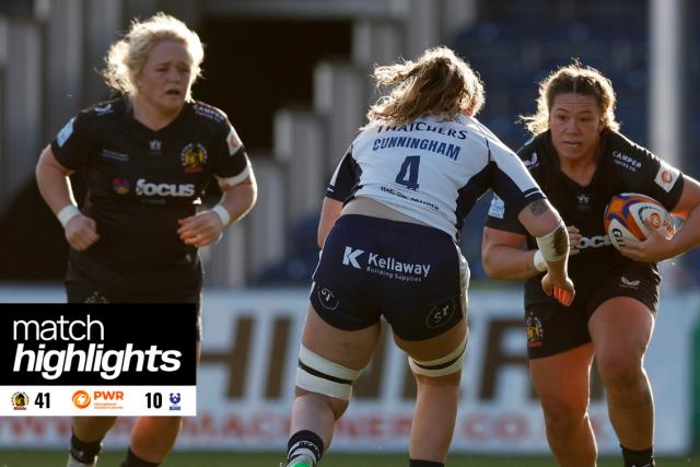 Match highlights | Exeter Chiefs Women v Bristol Bears Women - PWR R6