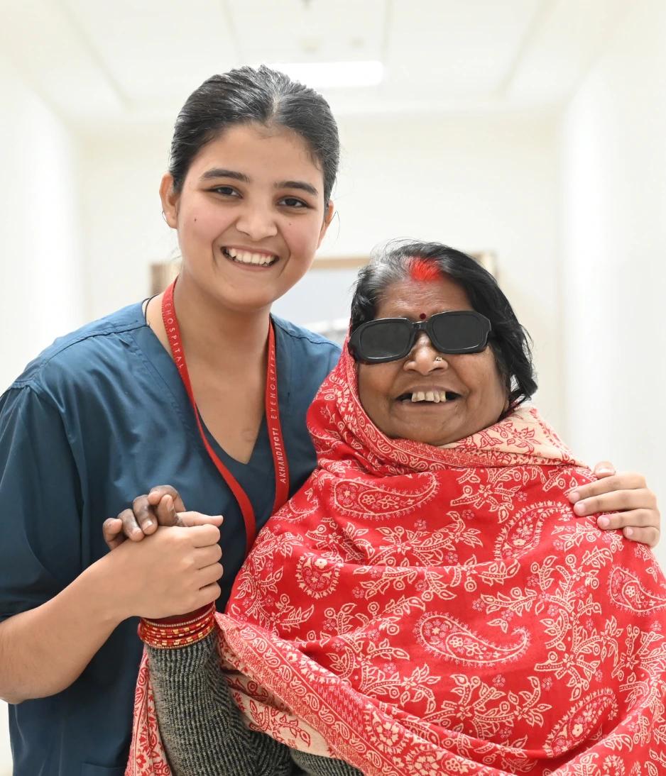Eye health training and care at AJICO