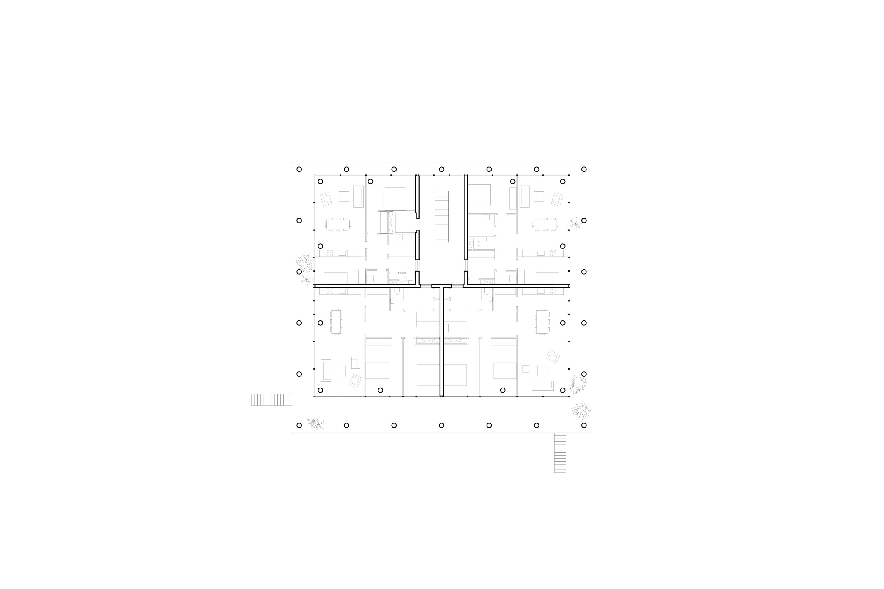 109, Apartment building with 34 columns – Dyvik Kahlen Architects
