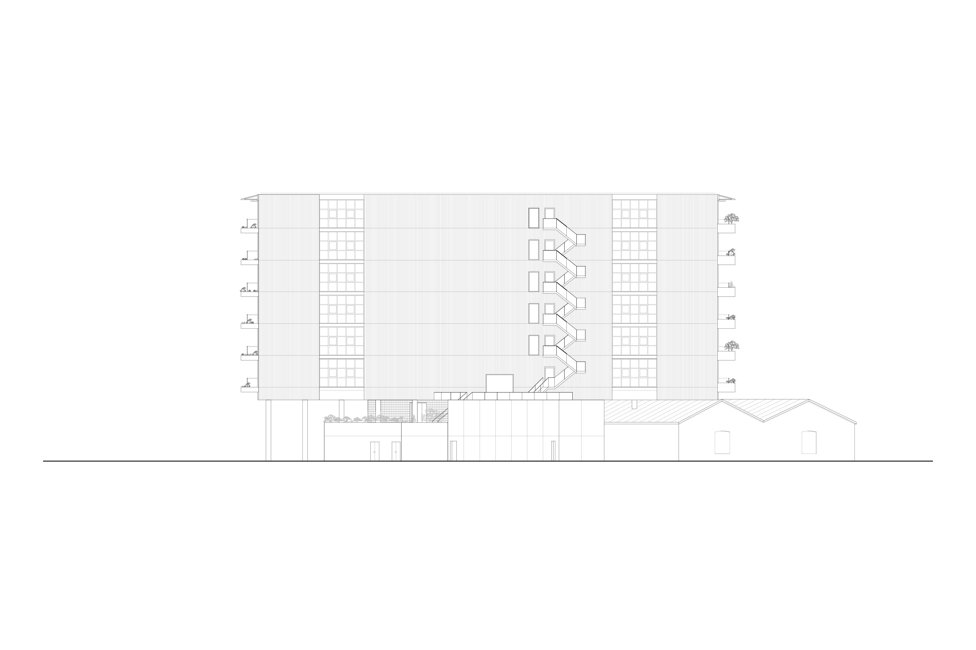 147, Triangular apartment building – Dyvik Kahlen Architects