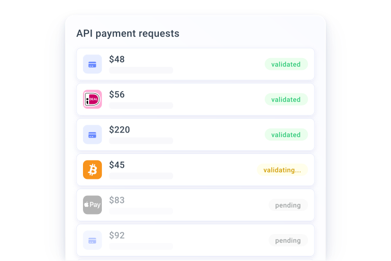 Secure payment request