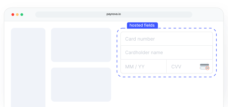 Hosted fields