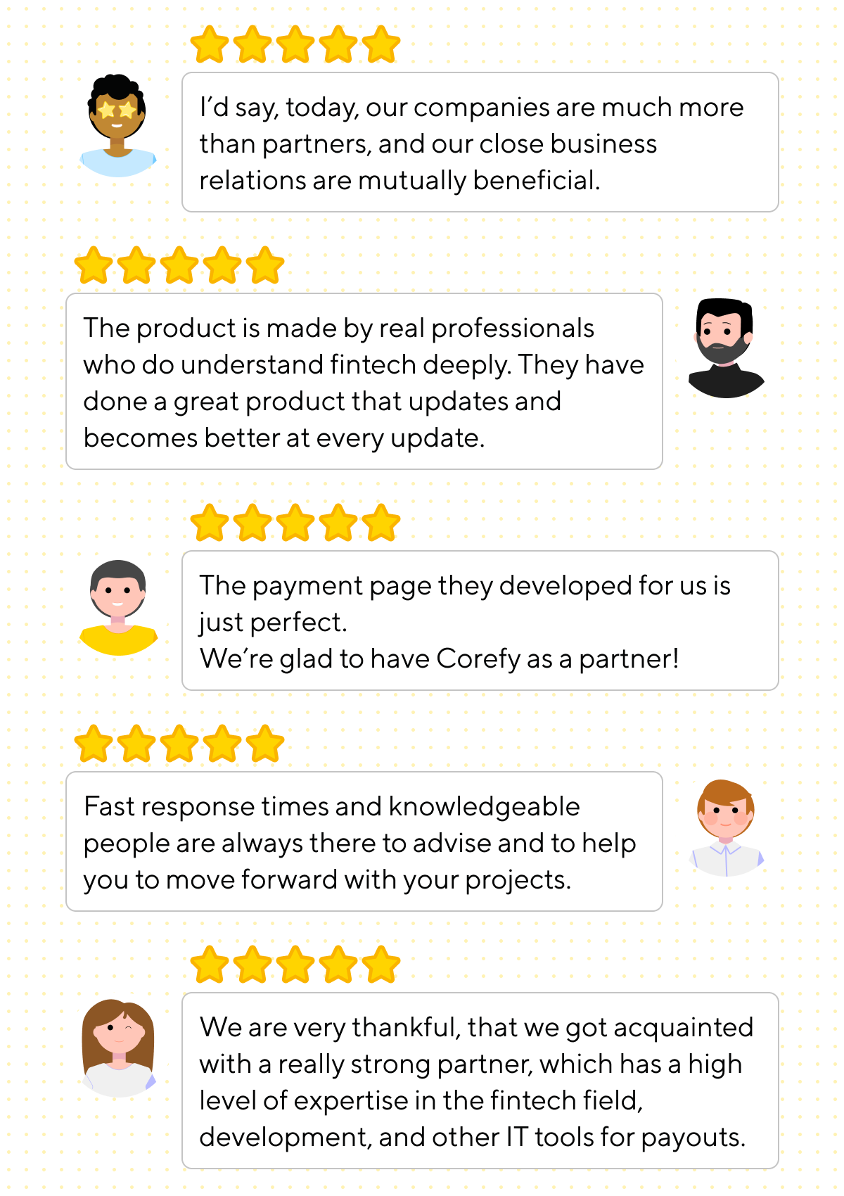 corefy client reviews