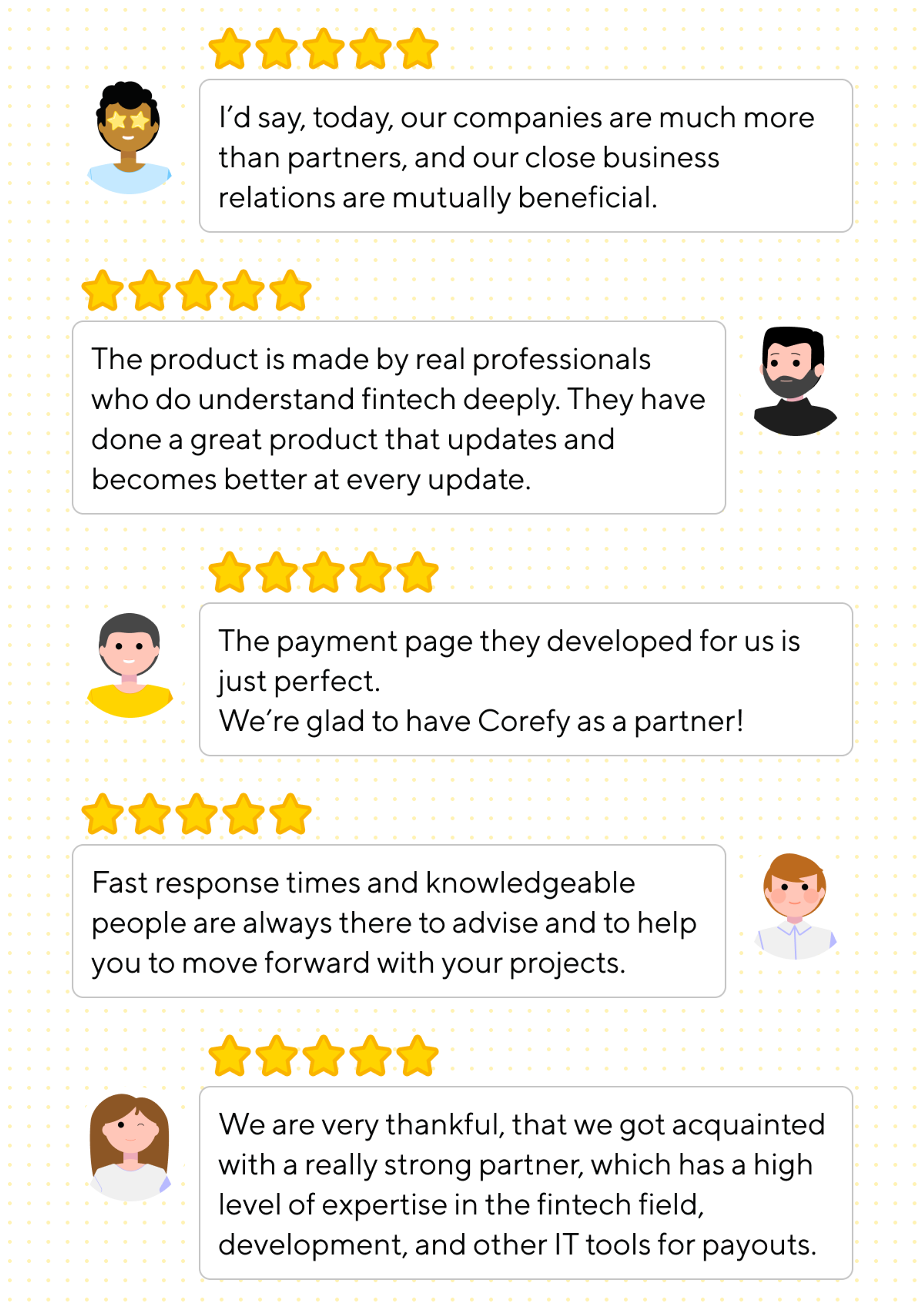 corefy client reviews
