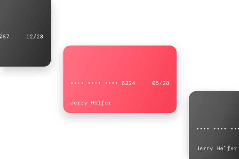 Customer's payment accounts