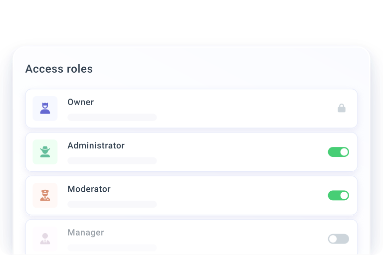 Roles access