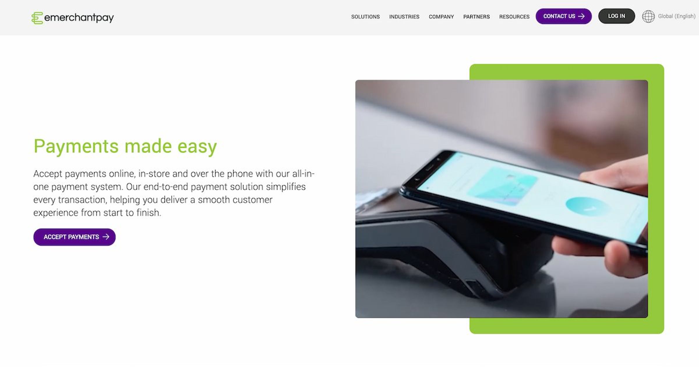 emerchantpay website
