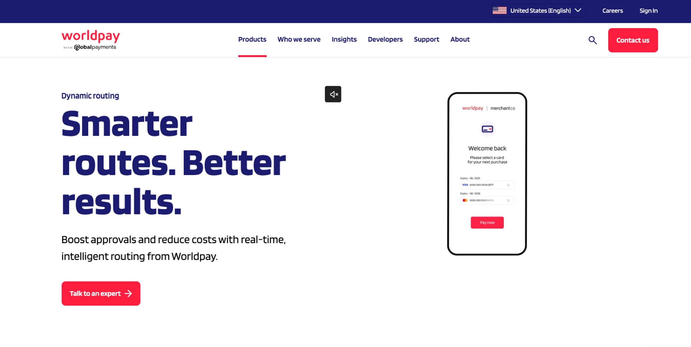 Worldpay routing