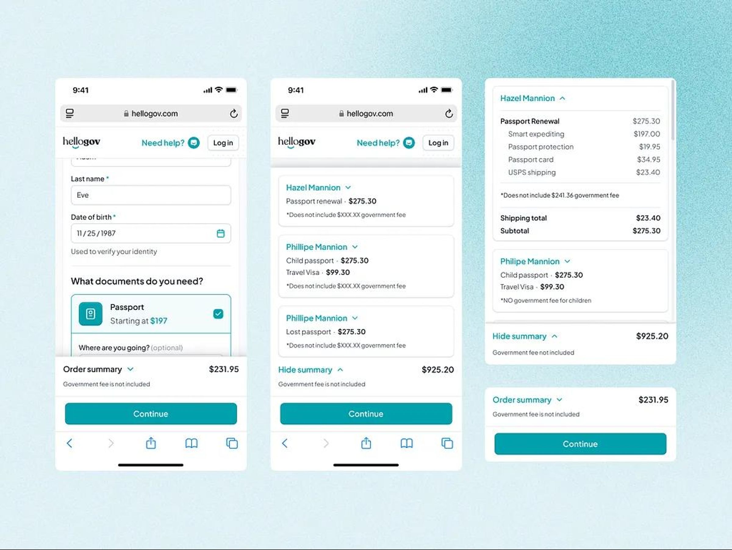 mobile checkout