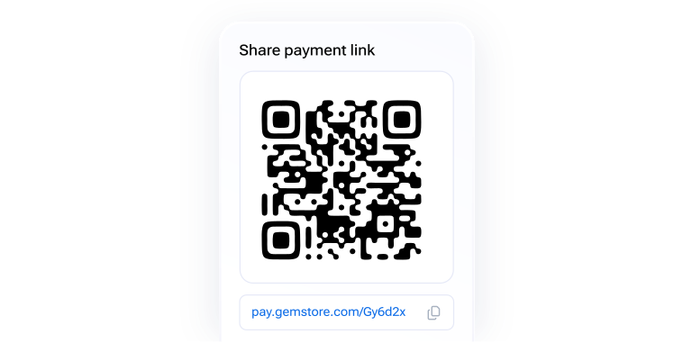 Payment links and QR
