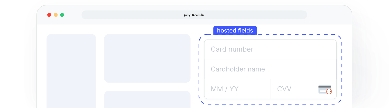 Hosted fields