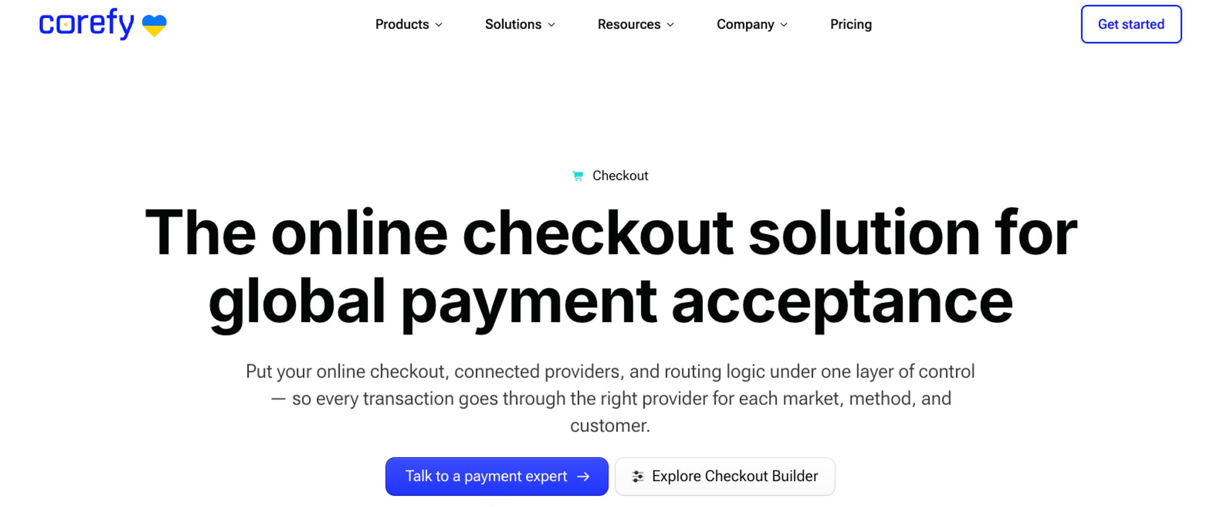 Corefy Checkout
