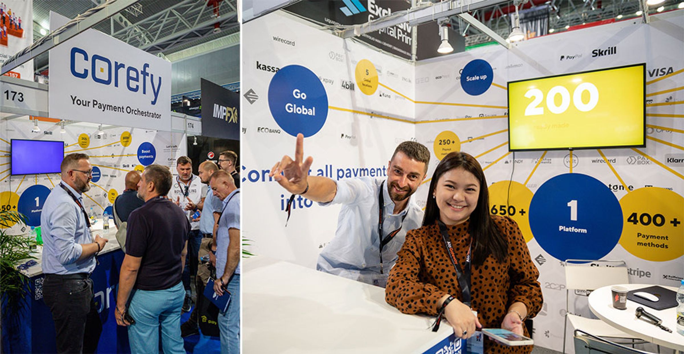 Corefy at Money 20/20 and iFX Expo 