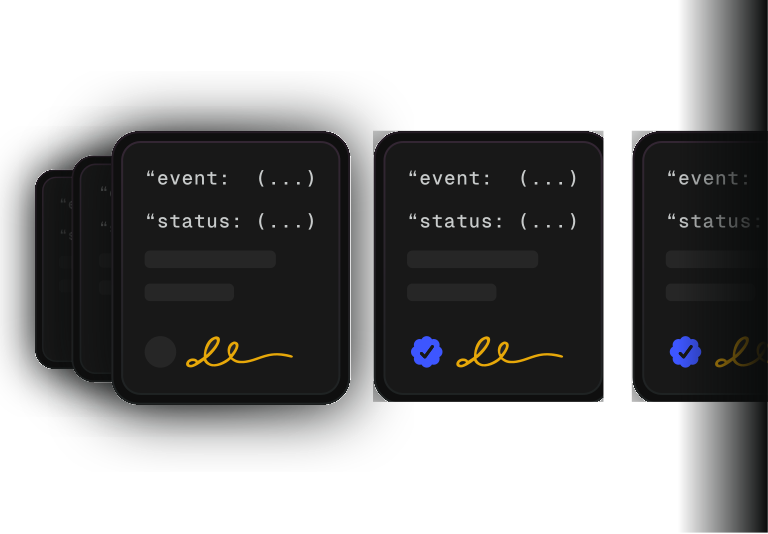 Webhook signing