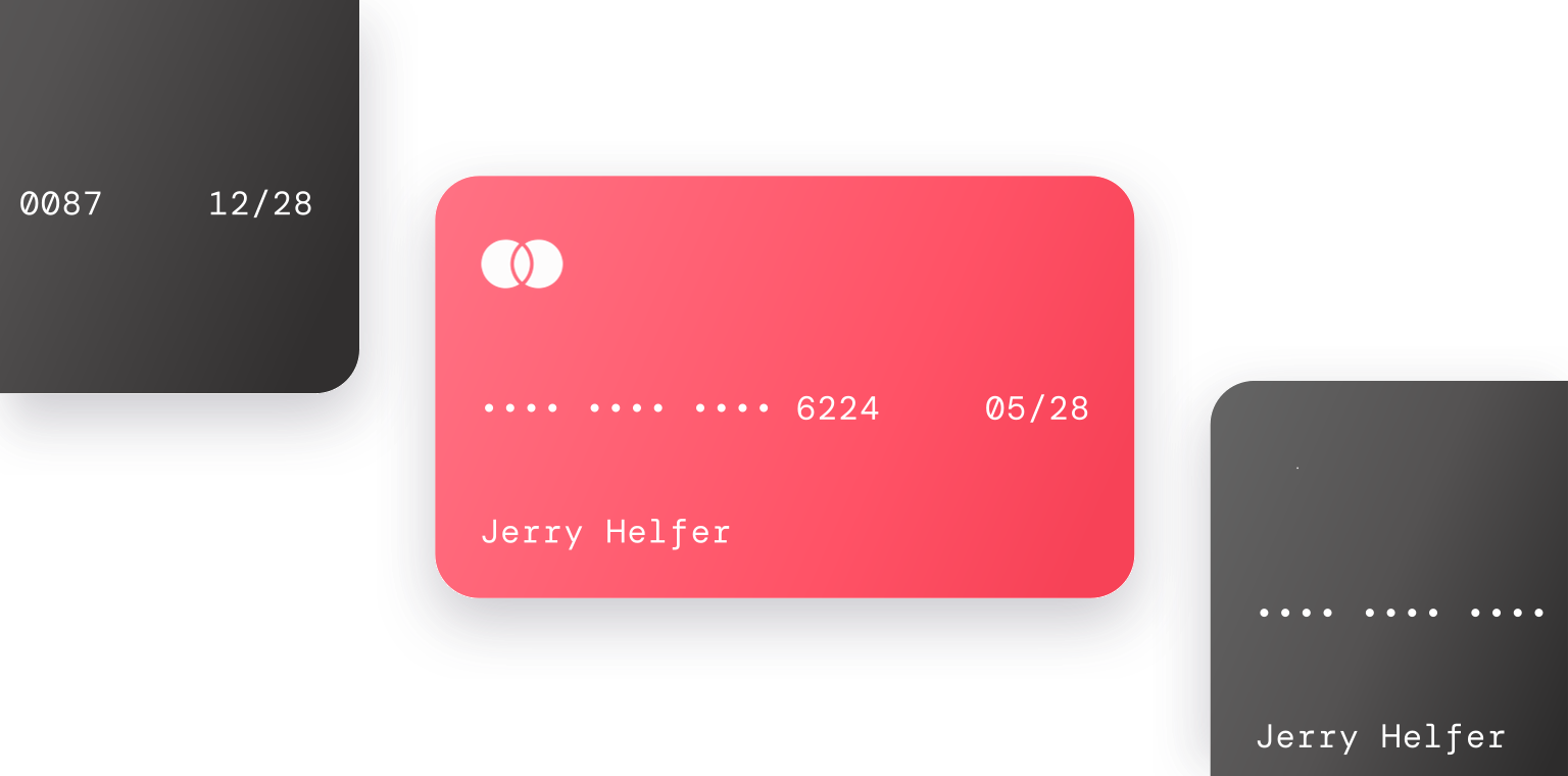 Customer's payment accounts