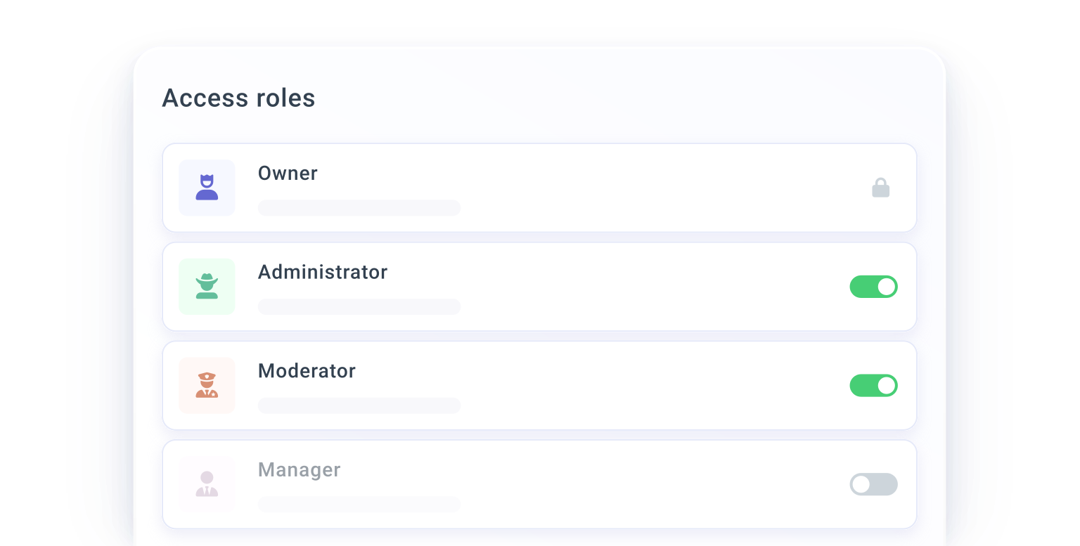 Roles access