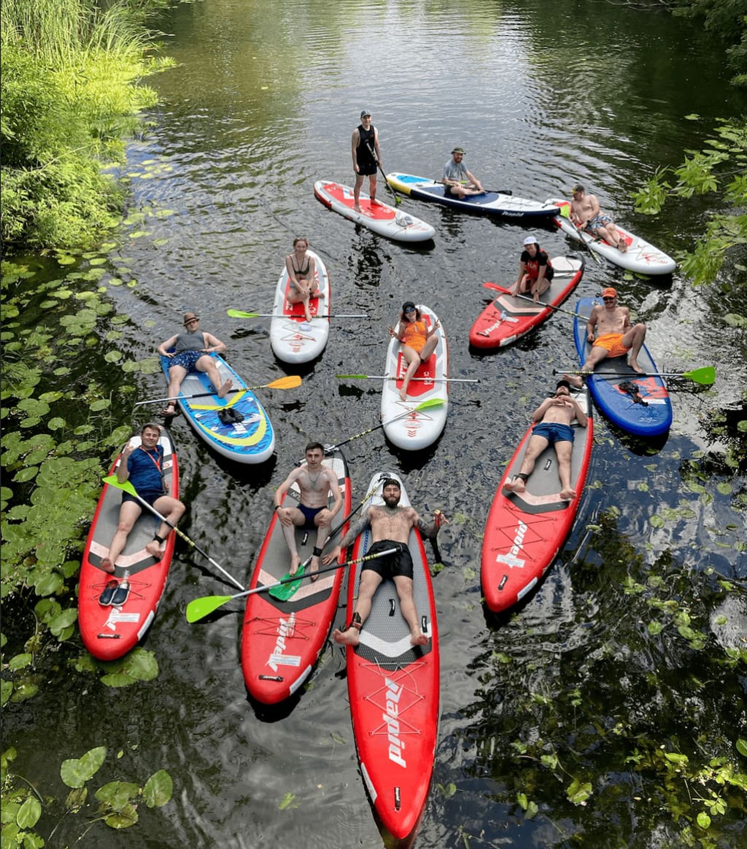 corefy team sup boards trip