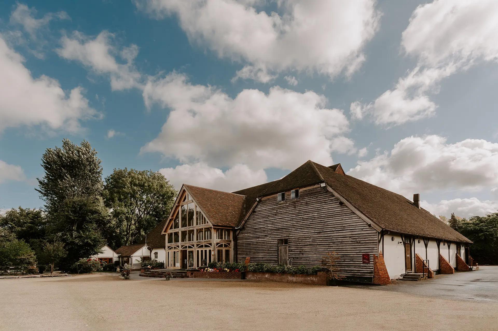 Rivervale Barn event venue in Yateley, Hampshire