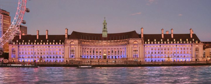 County Hall event venue in South Bank, London