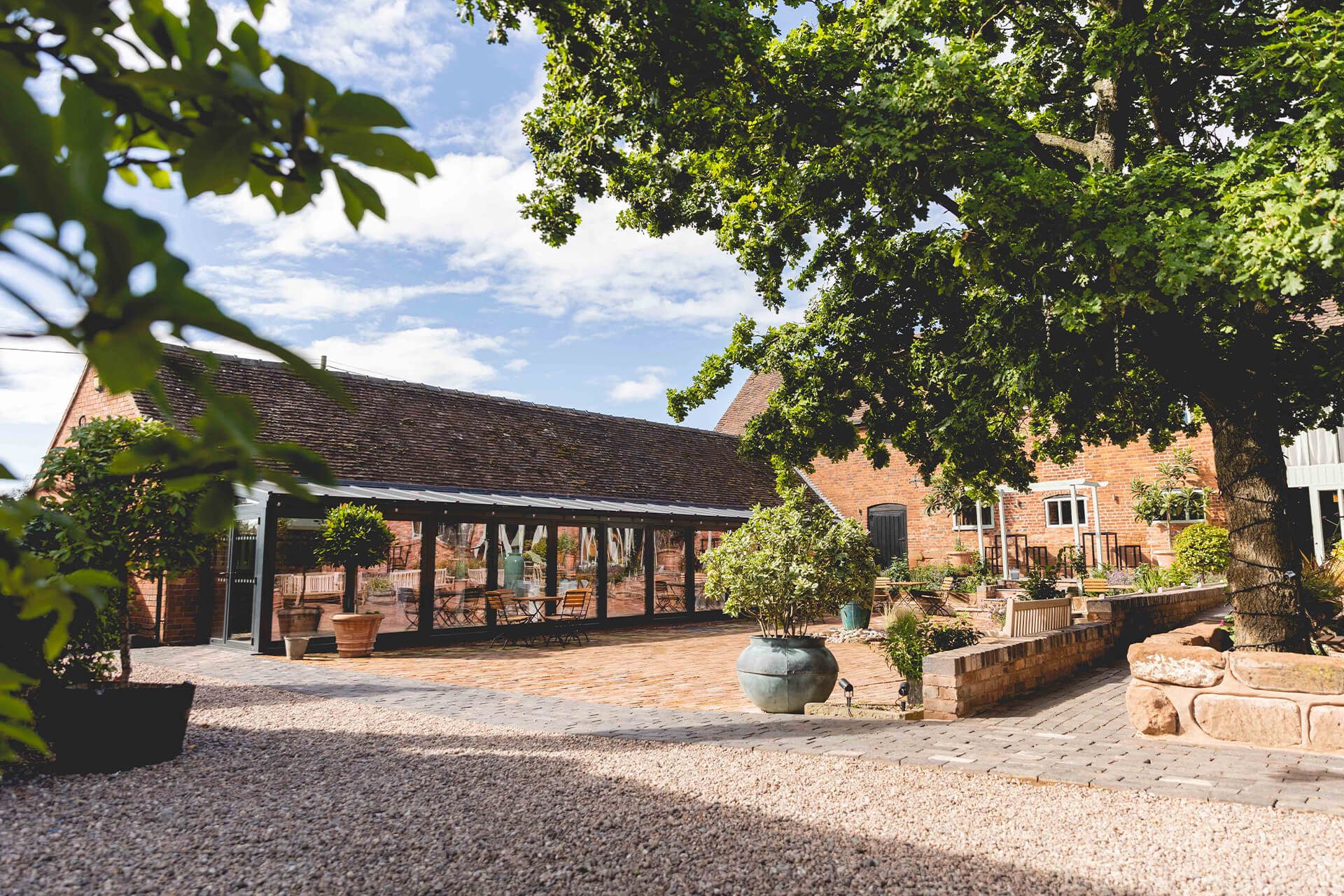 Curradine Barns event venue in Worcestershire