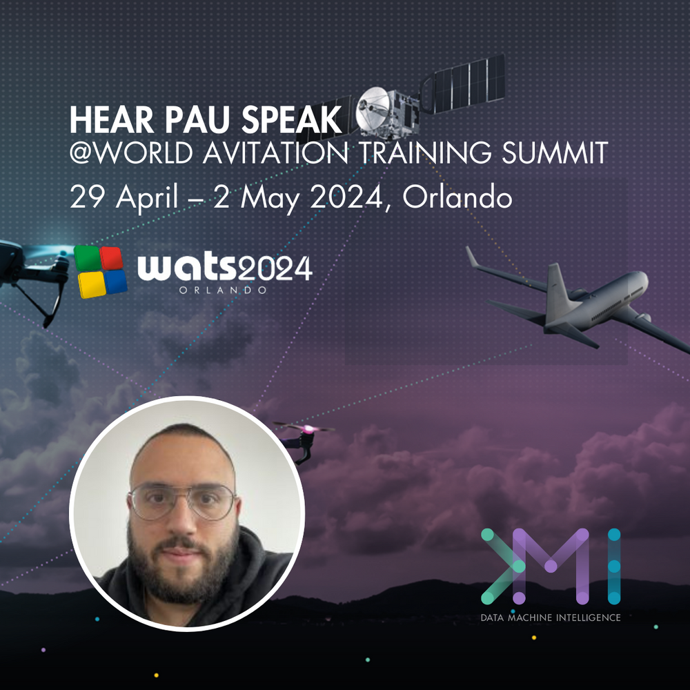 Photo of Pau Garcia Sanz with the WATS Logo