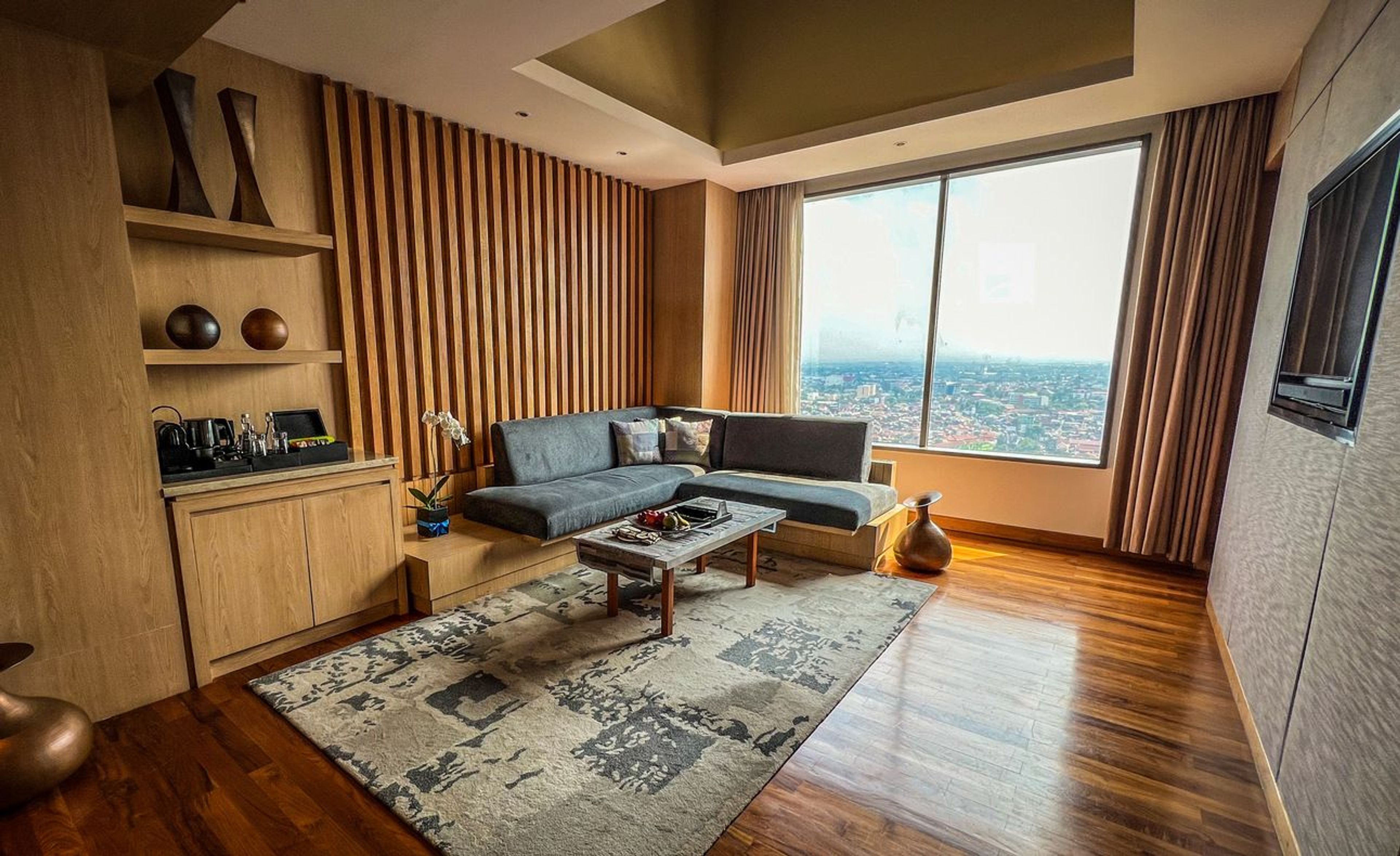 Mike's living room at the Alila Solo