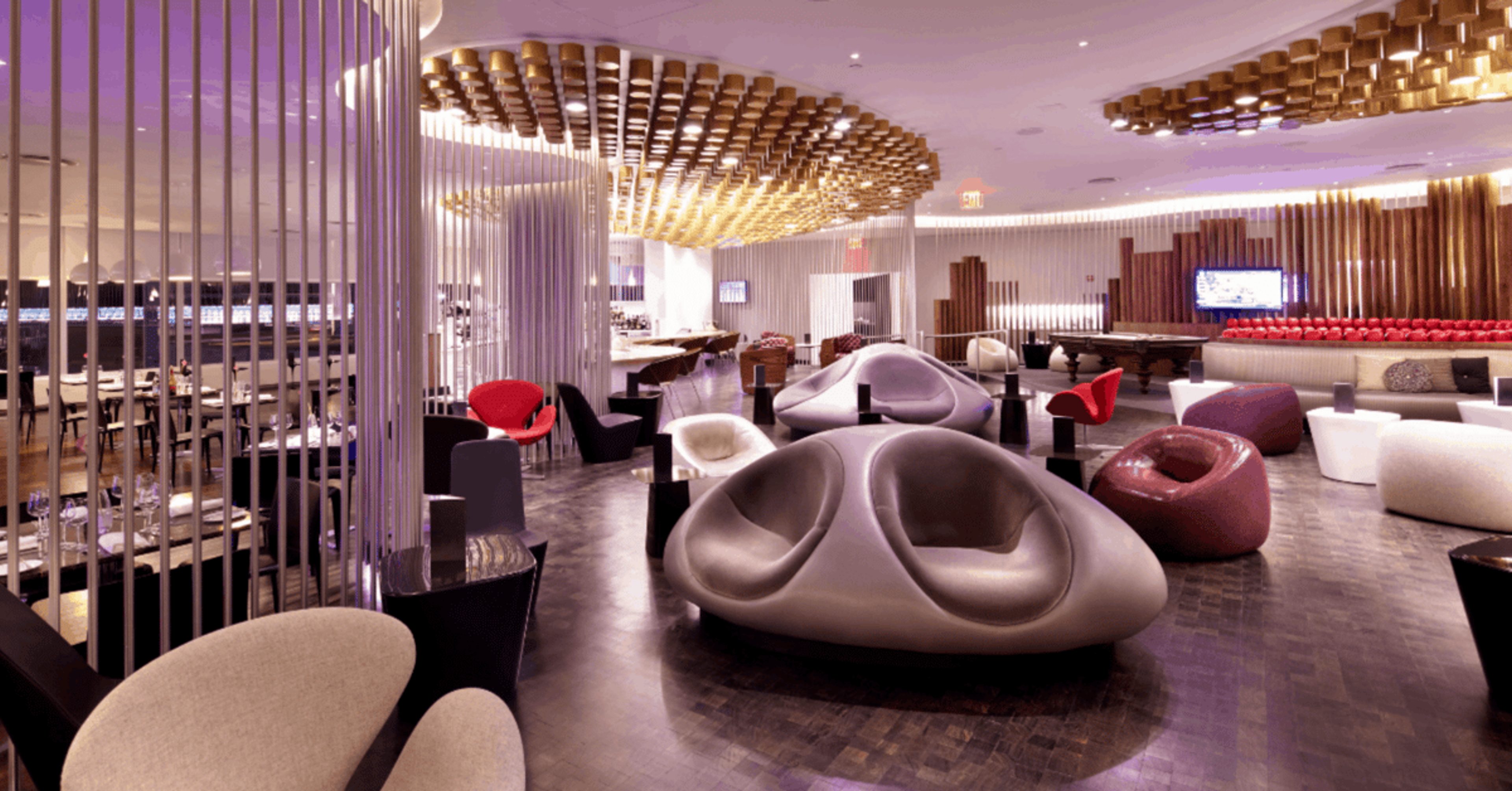 This is Virgin Atlantic’s Clubhouse, in case you were wondering