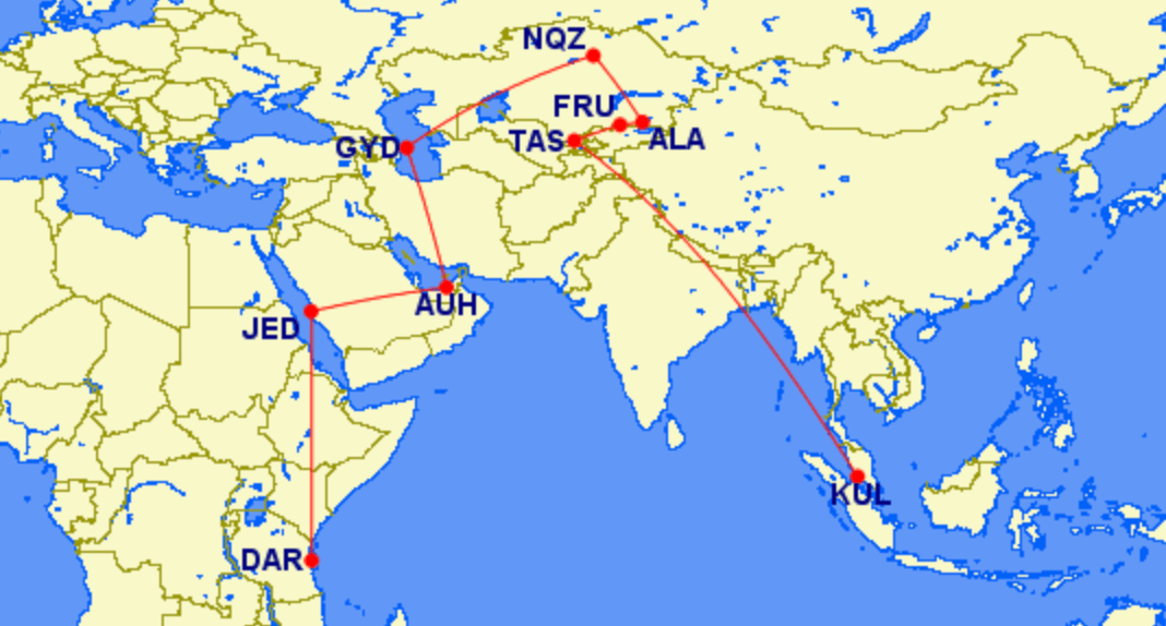 "Path of Least Resistance" trip itinerary