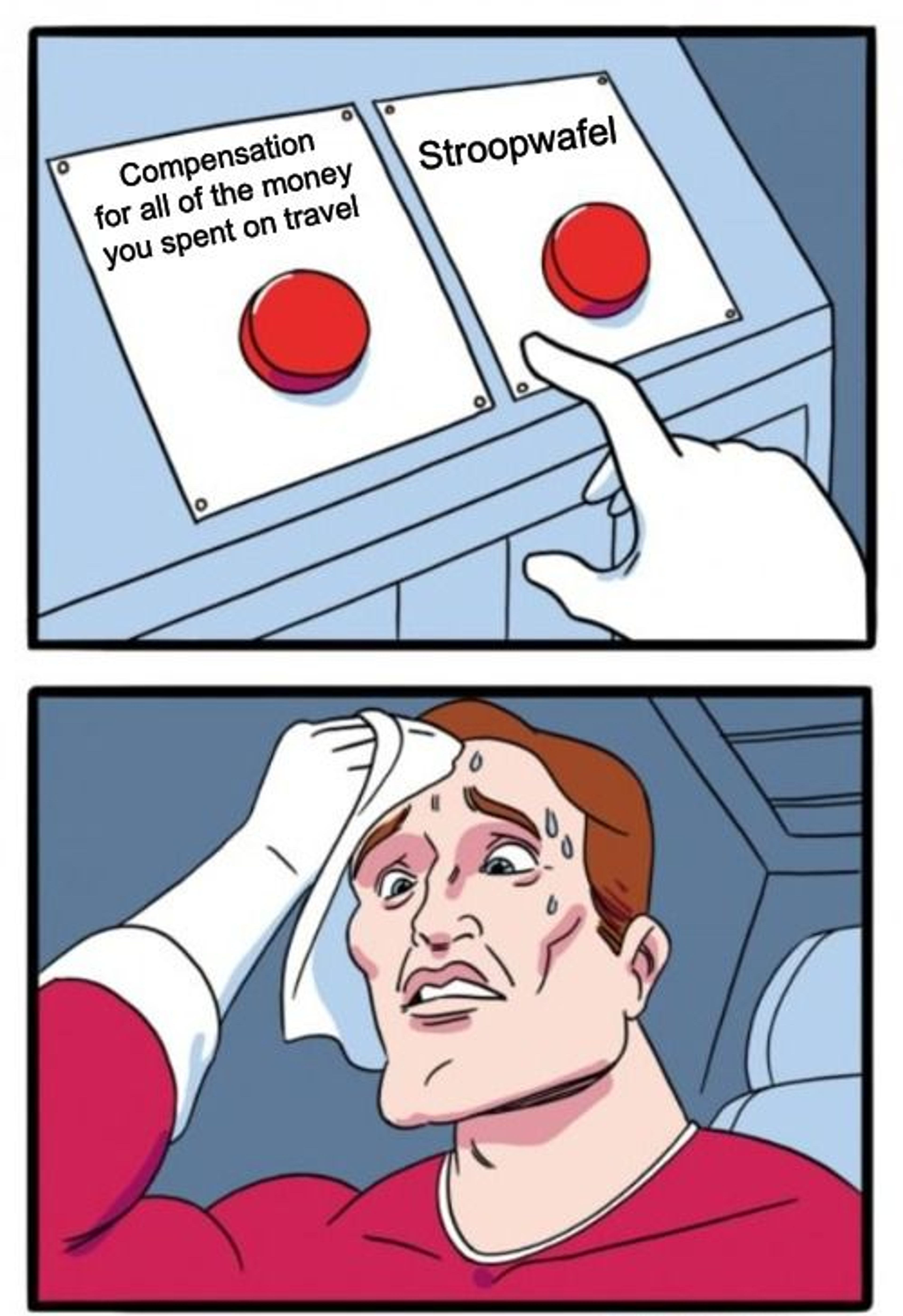 stroopwafel button meme