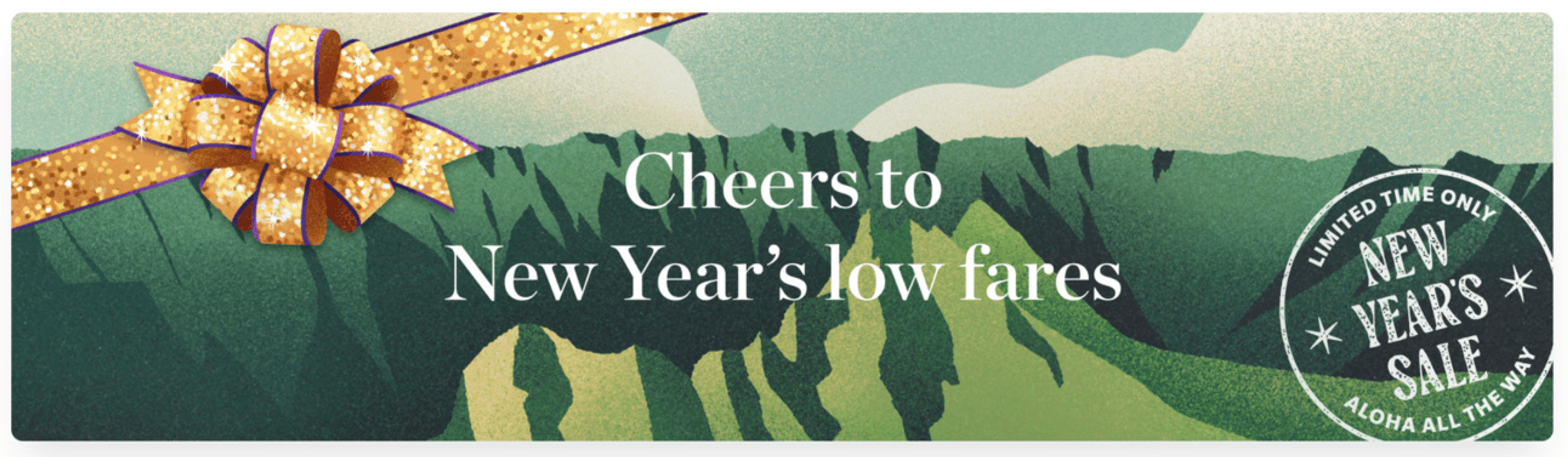 Banner image for Hawaiian Airlines' new sale