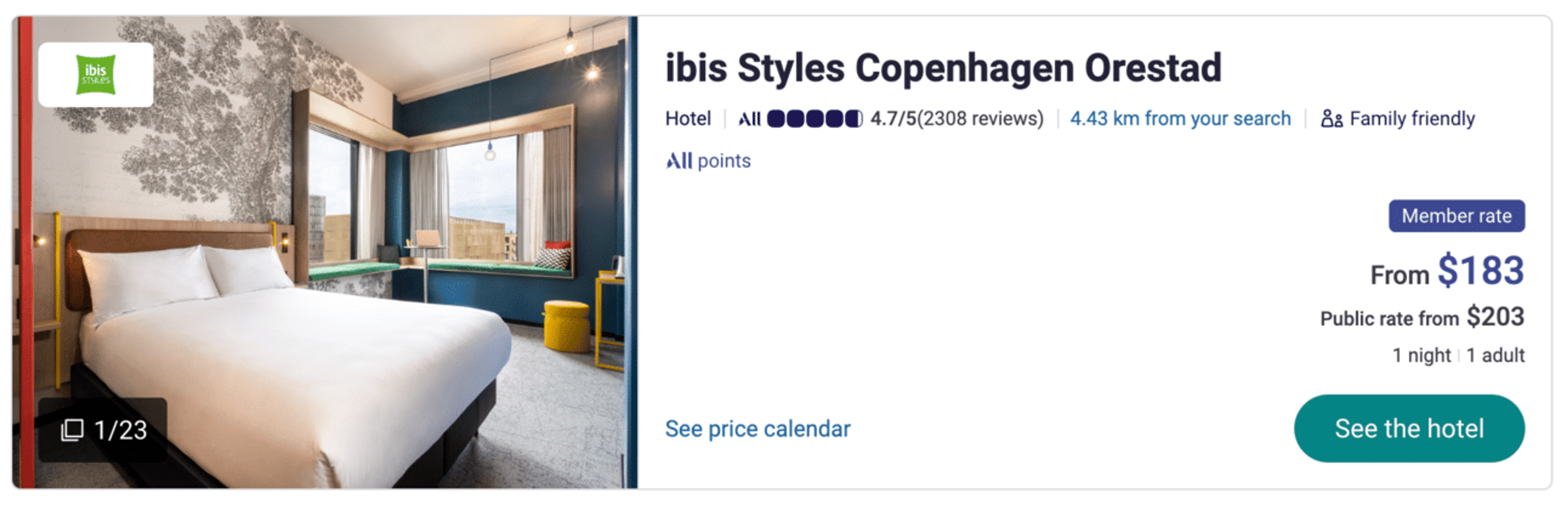 Screenshot from all.accor.com