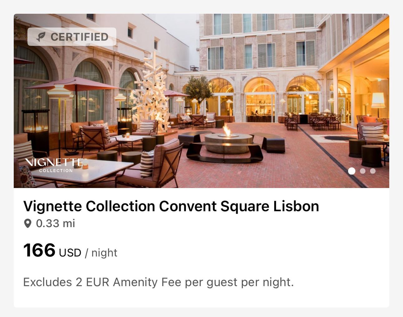 Vignette collection hotel in Lisbon for $166 per night