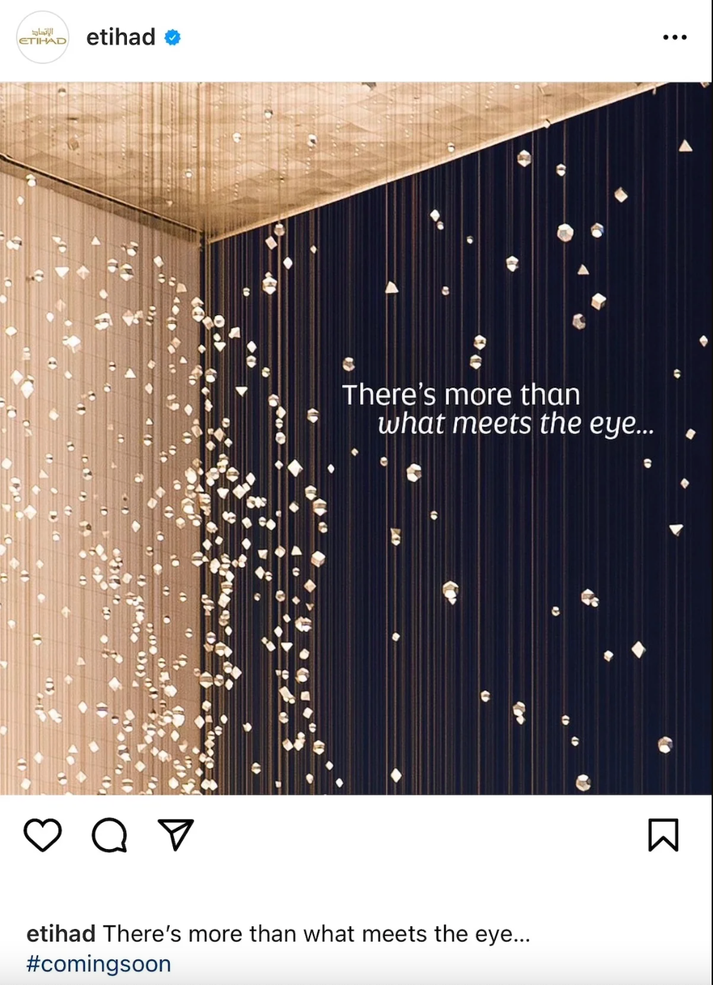 Etihad mystery post