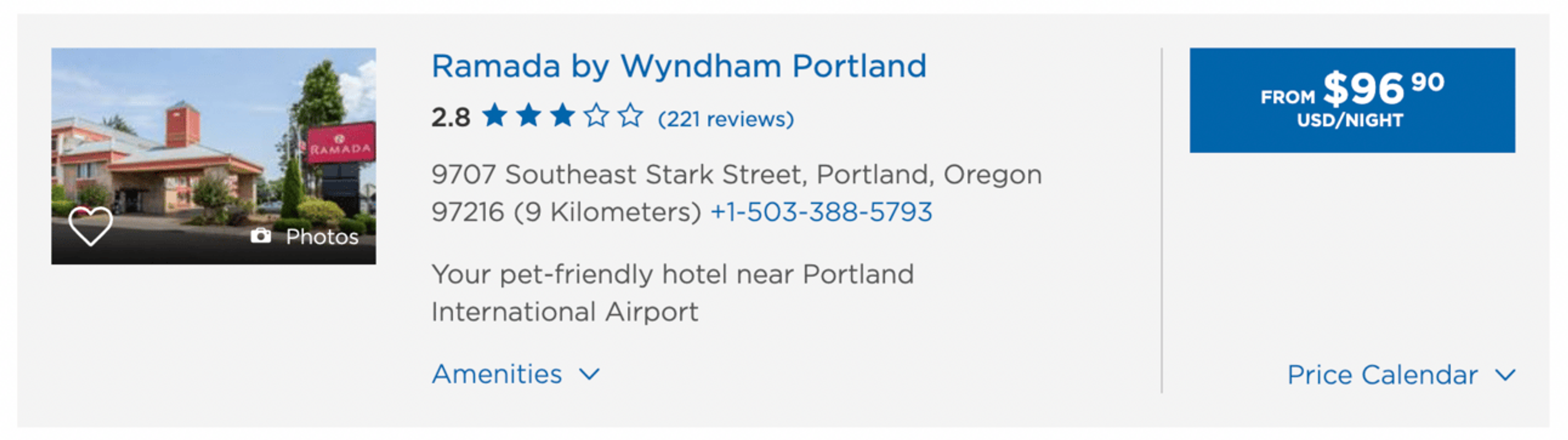 Ramada by Wyndham Portland Oregon