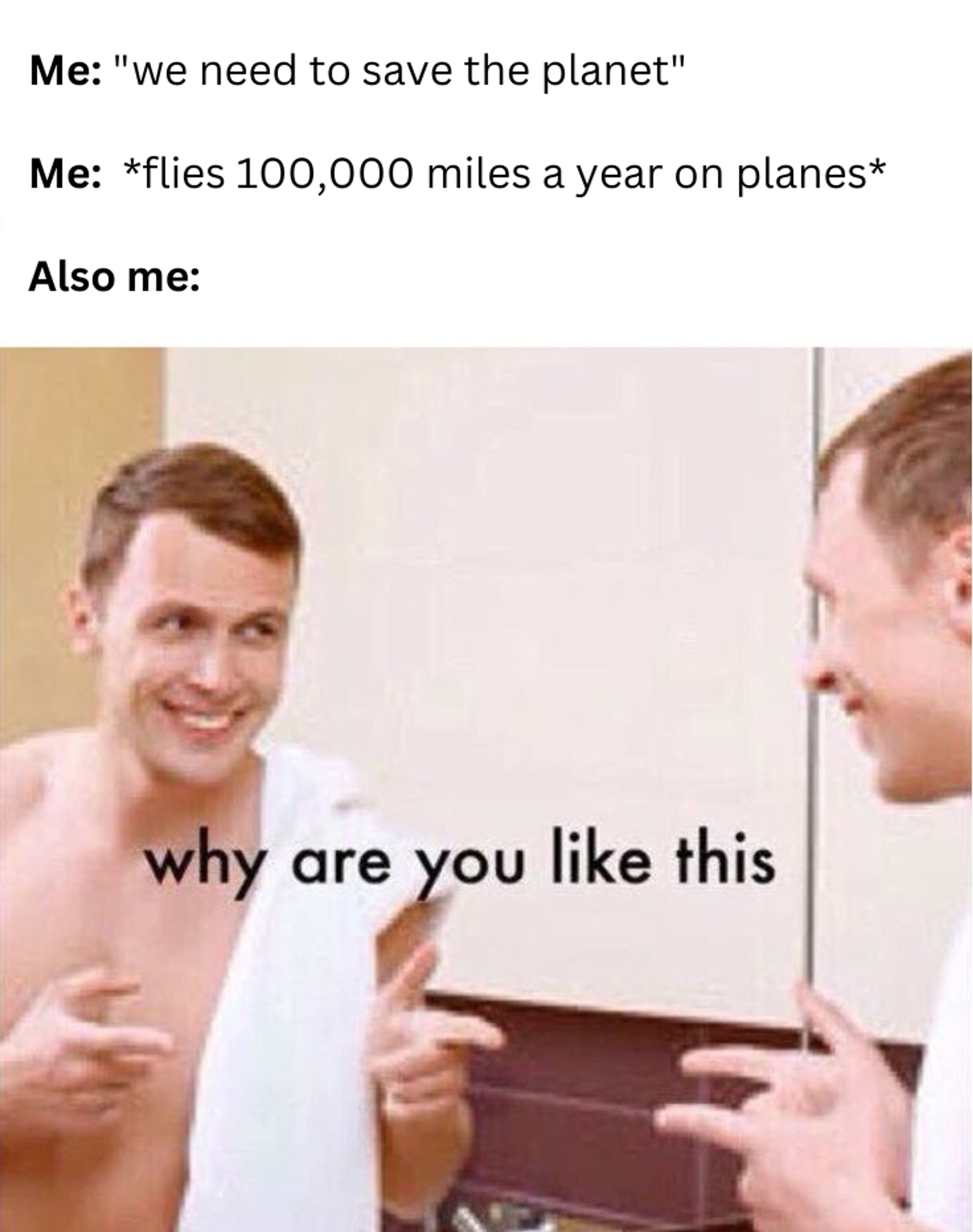 self-loathing meme