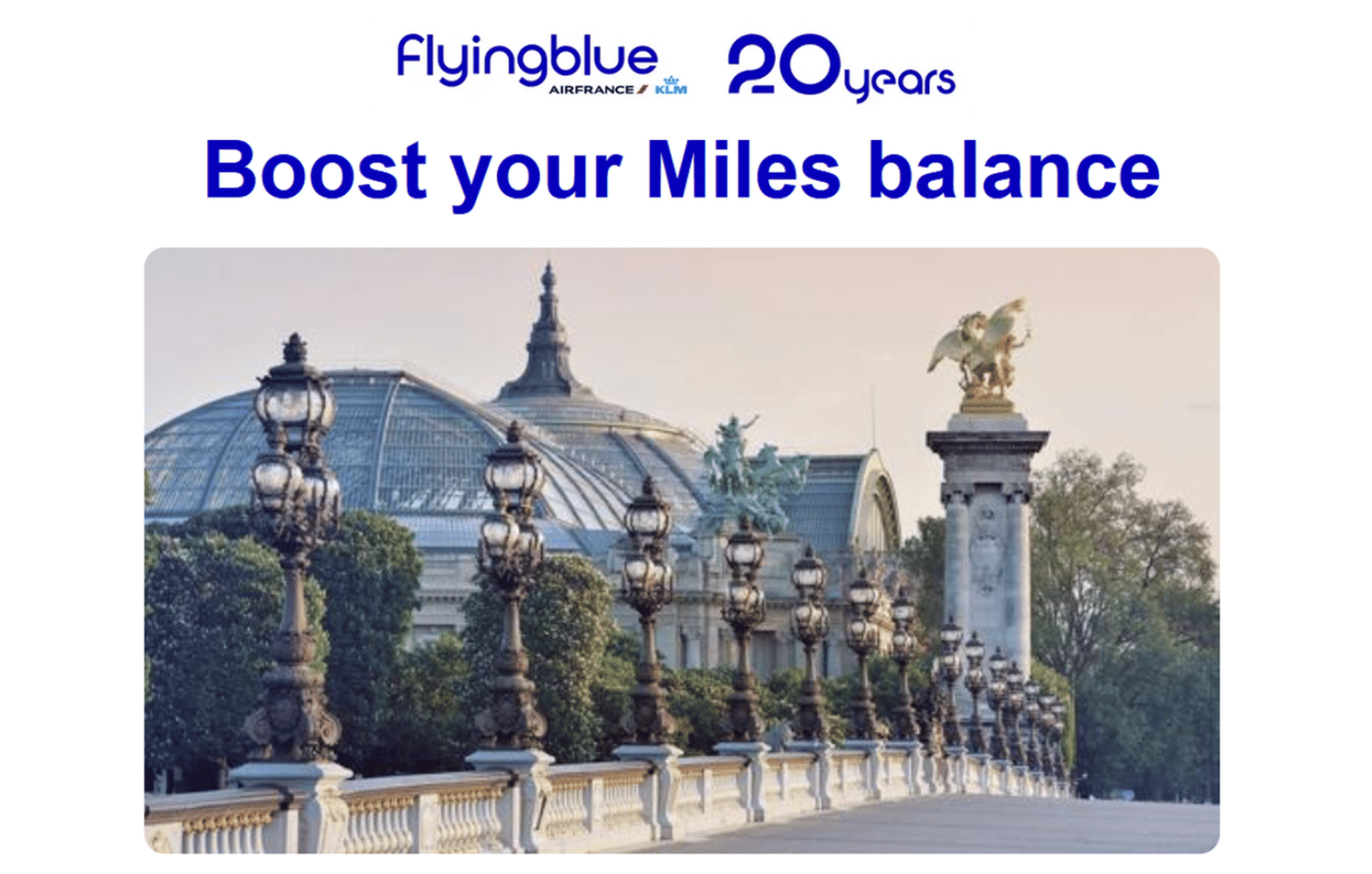 New Flying Blue promo